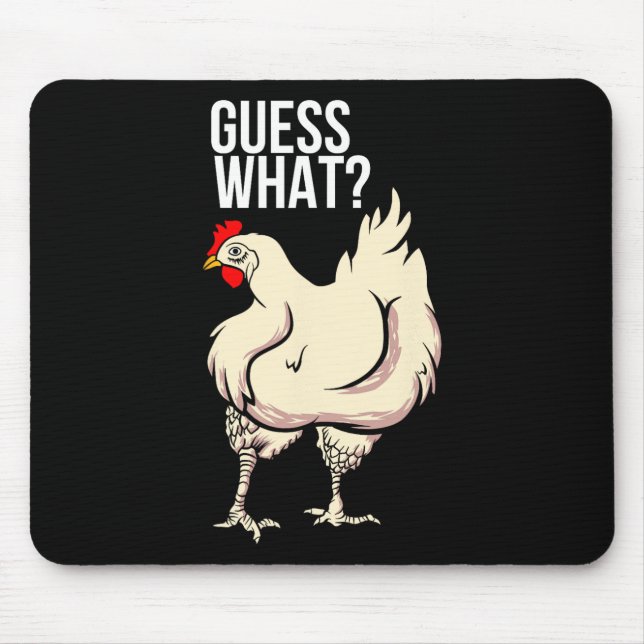 Mousepad Adivinhe o que - Bunda de Frango (Frente)