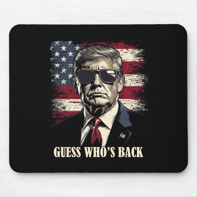 Mousepad Adivinhe Quem É Ck - 47 Vitória de Trump  (Frente)