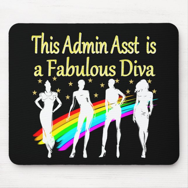 MOUSEPAD ADMIN ASST É UM DIVA FABULOSO (Frente)