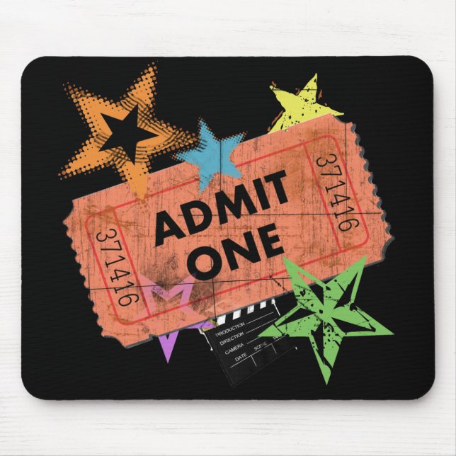 MOUSEPAD ADMITA UM BILHETE DO FILME (Frente)