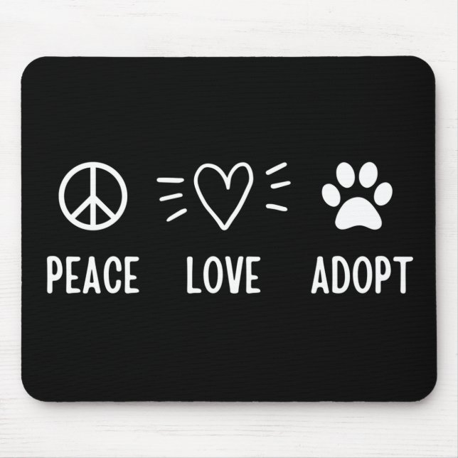 Mousepad Adoção do Amor pela Paz (Frente)