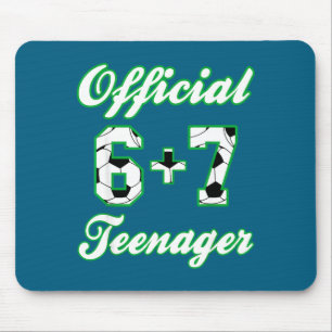 Mousepad Adolescente de 13 anos de idade engraçado de futeb