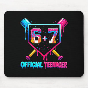 Mousepad Adolescente engraçado de 13 anos de idade 67 beise