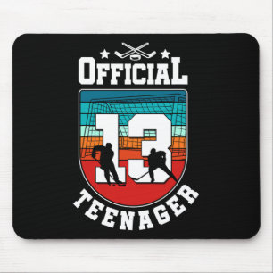 Mousepad Adolescente Oficial Aniversário de 13 Anos Menino