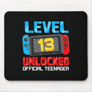 Mousepad Adolescente Oficial Desbloqueado do Jogo de Aniver