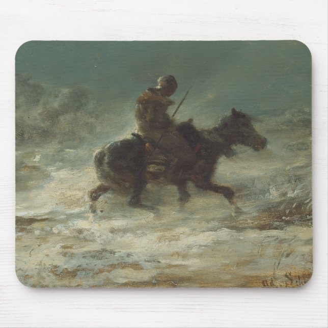 Mousepad Adolphe Schreyer - Homem com Lance (Frente)