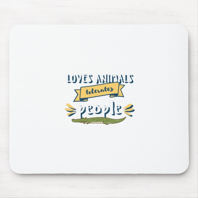 Mousepad Adora Animais Tolerados (Frente)