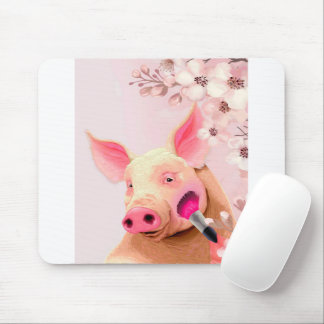 Mousepad adorador de porcos de beleza
