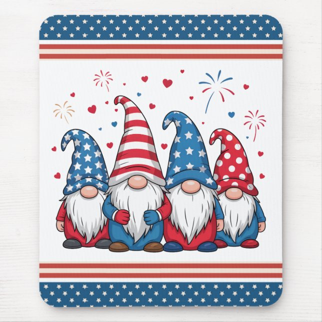 Mousepad Adoráveis Gnômes Cartoon EUA-68123 (Frente)
