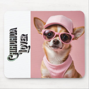 Mousepad Adorável Amante de Chihuahua Pop Art