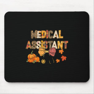 Mousepad Adorável Estetoscópio Médico Instantâneo Leopardo 