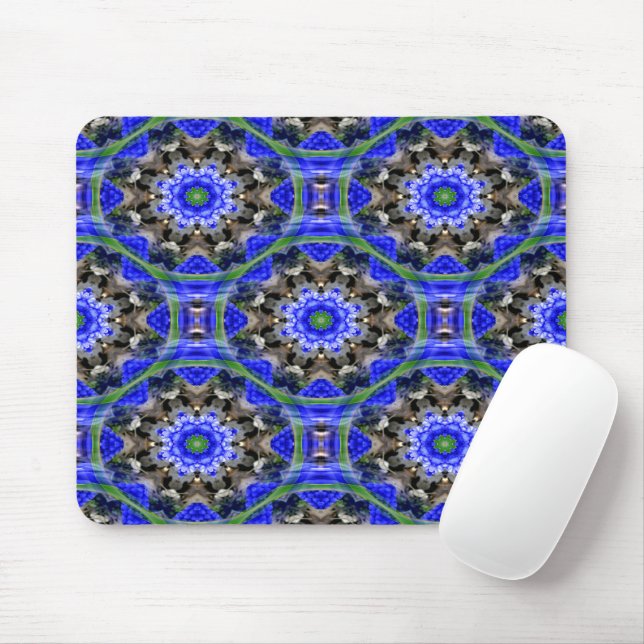 Mousepad Adorável Hyacinths.... Pad do mouse (Com mouse)