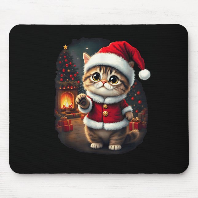 Mousepad Adorável Kit de Natal Santa Claus Adorável (Frente)