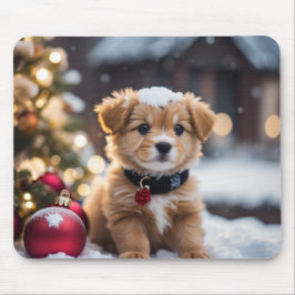 Mousepad Adorável Ratinho de Natal para Mouse