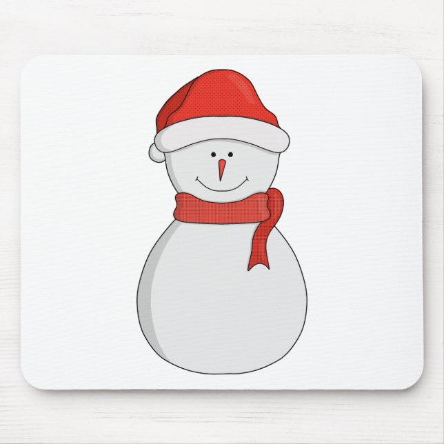 Mousepad Adorável Snowman (Frente)