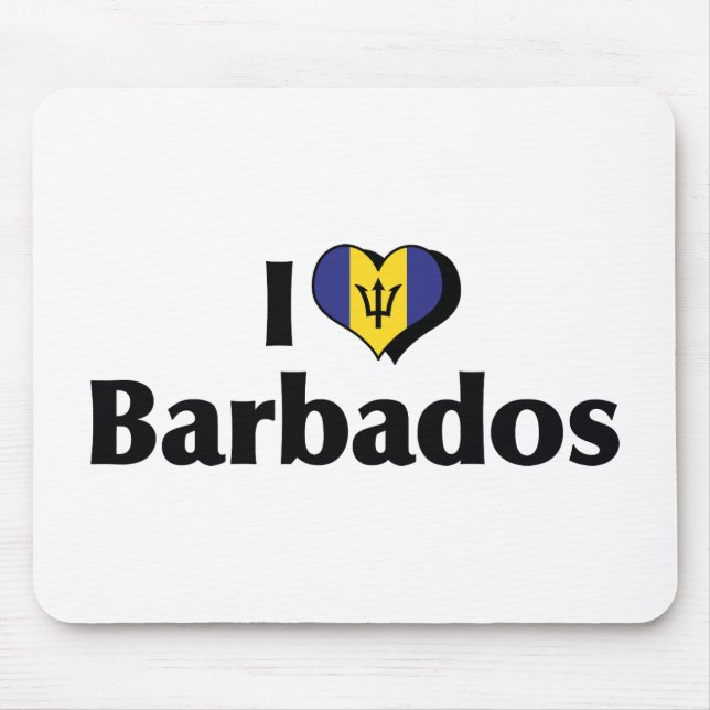 Mousepad Adoro Bandeira Barbados (Frente)