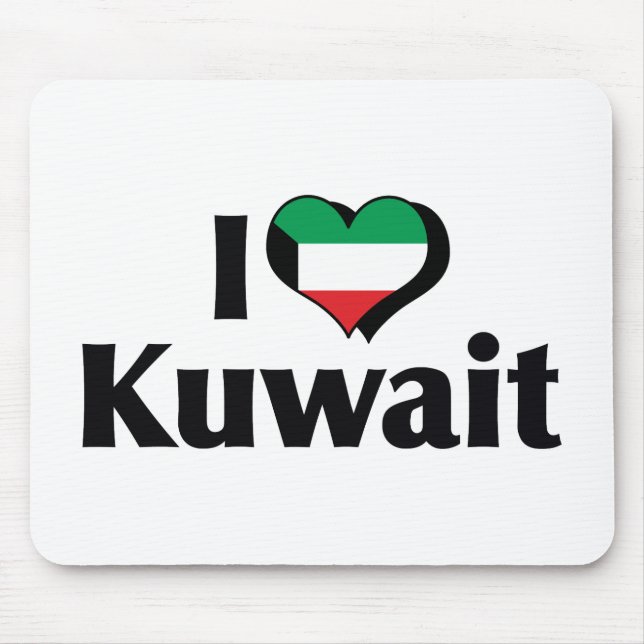 Mousepad Adoro Bandeira do Kuwait (Frente)