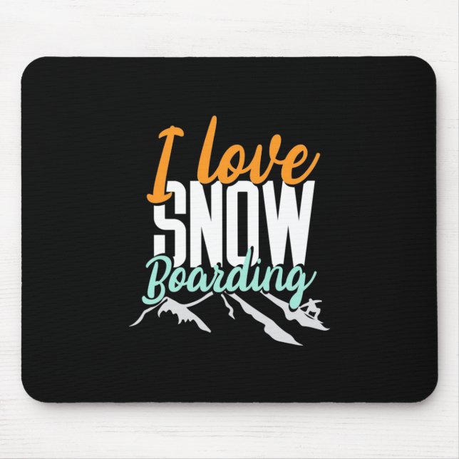 Mousepad Adoro Barco de Neve (Frente)