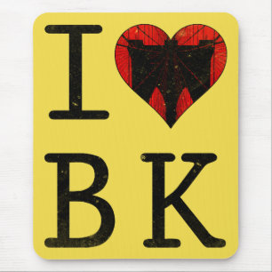 Mousepad Adoro Brooklyn, BK New York Mousemat