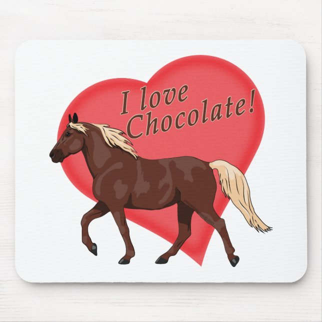 Mousepad Adoro Chocolate Rocky Mountain Horse (Frente)