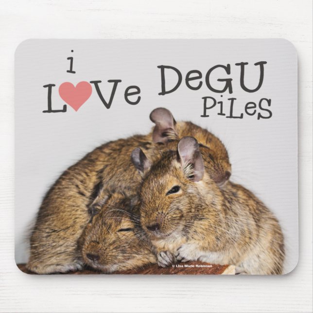 Mousepad Adoro Degu Piles (Frente)