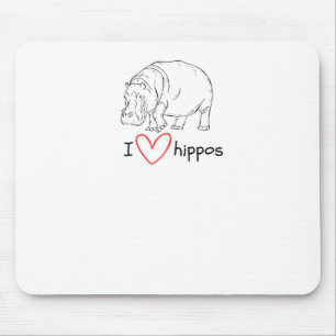 Mousepad Adoro Hippos - Wild Life S Sticker