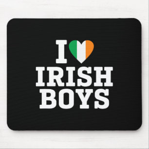 Mousepad Adoro Irish Boys Ireland Flag Heart St Patricks D