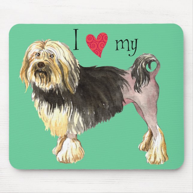 Mousepad Adoro o meu Lowchen (Frente)