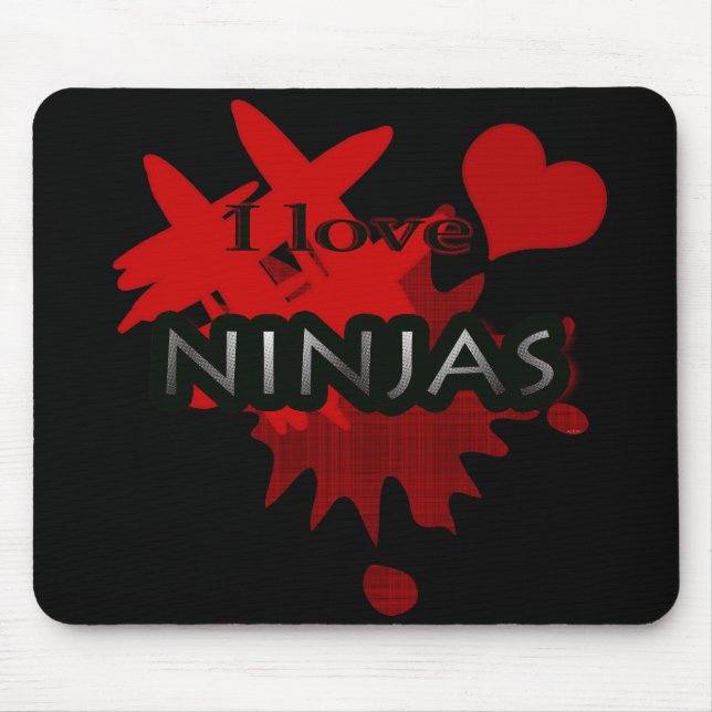 Mousepad Adoro Pad De Rato Ninjas (Frente)