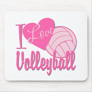 Mousepad Adoro Rosa De Voleibol