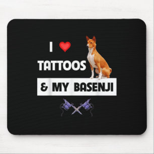 Mousepad Adoro Tatuagens E O Meu Cachorro Basenji Tatuou O