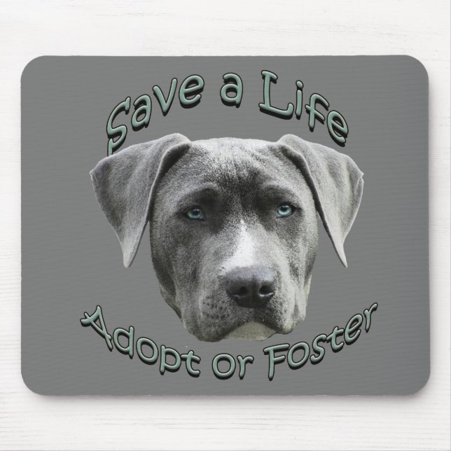 Mousepad Adotar ou Foster um Cachorro-Abrigo Cachorros Gran (Frente)