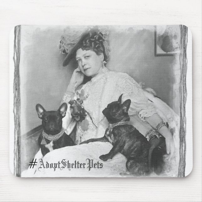 Mousepad Adotar Um Abrigo - Vintage (Frente)