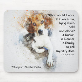 Mousepad Adotar Um Prateleira - Beagle