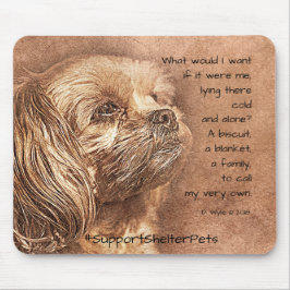Mousepad Adotar Um Prateleira - Shih Tzu