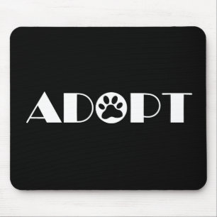 Mousepad Adote cachorro de patas