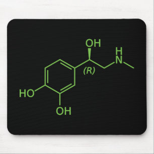 Mousepad Adrenalina Molécula Diagrama Químico
