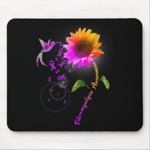 Mousepad Advertência Púrpura Girassol