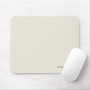 Mousepad Advogado de Imigração em Texto Preto sobre Linho B
