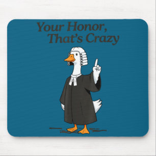 Mousepad Advogado ganso honra louco escola de direito advog