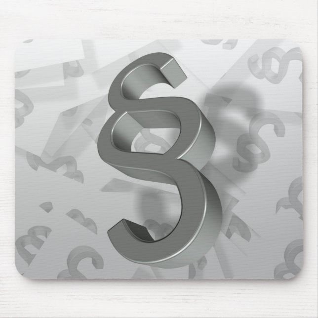 Mousepad Advogado na lei (Frente)