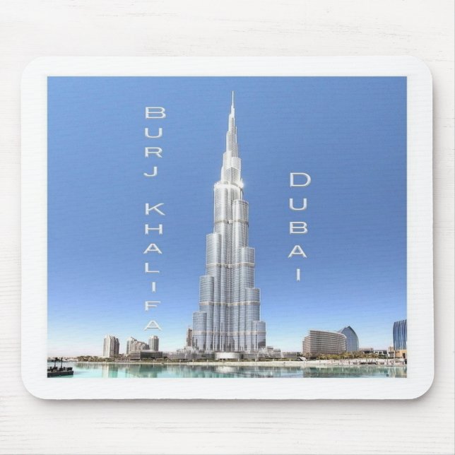 Mousepad AE Emirados Árabes Unidos - Dubai - Burj Khalifa (Frente)