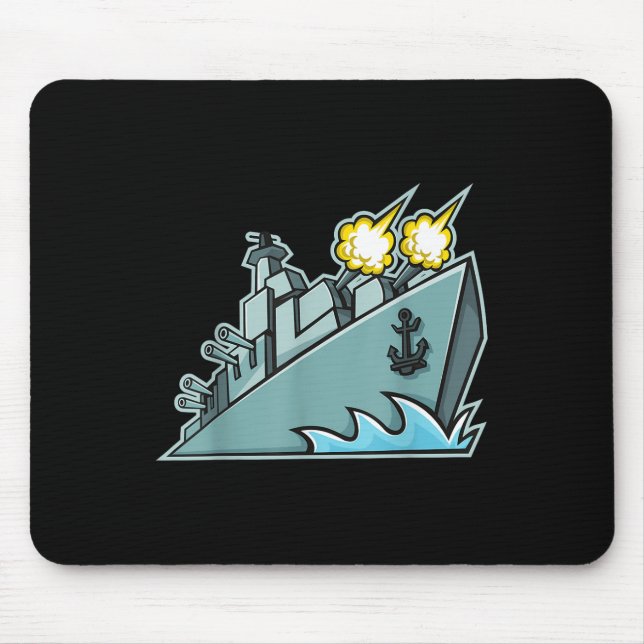 Mousepad Aeronave de guerra - Navio de guerra (Frente)