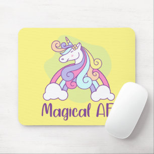 Mousepad AF mágico Unicórnio