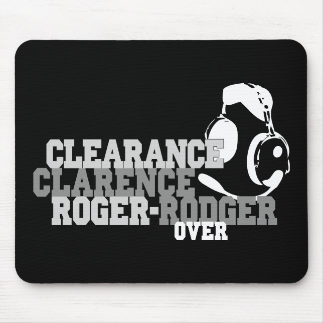 Mousepad Afastamento Clarence Roger Rodger sobre (Frente)