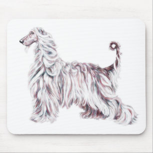 Mousepad Afghan Hound Elegance