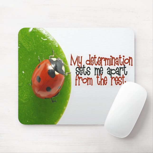 Mousepad Afirmação de Motivação "Minha Determinação" (Com mouse)