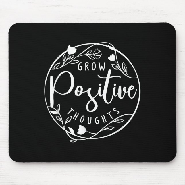 Mousepad Afirmação Positiva E Ritual Ou Cresça Pensamentos  (Frente)