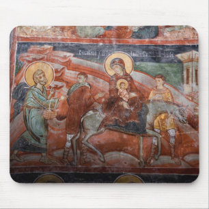 Mousepad Afrescos da Igreja Sérvia do século XIV,
