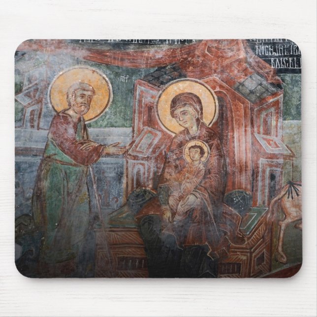 Mousepad Afrescos da Igreja Sérvia do Século XIV, 2 (Frente)
